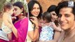 Mouni Roy Meets Karanvir Bohra's Twins On 'Naagin 2' Sets