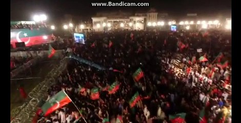 PTI Sialkot Jalsa Aerial view?Millions of people