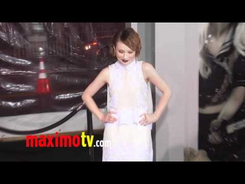 Sleeping Beauty EMILY BROWNING at Sucker Punch Premiere Arrivals