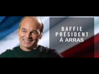 Laurent Baffie en campagne à Arras pour l'élection présidentielle 2017