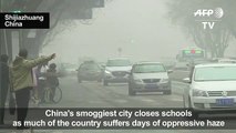 China's smoggiest city closes schools amid public angerdsa