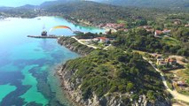 Greece Sithonia Vourvourou from the air