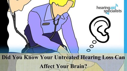 Did You Know Your Untreated Hearing Loss Can Affect Your Brain?