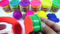 Learn Colors with Play Doh !! Play Doh Ice Cream Popsicle Peppa Pig Elephant M