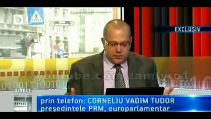 Vadim Tudor-AVEA NEVOIE DE PATALAMA SA SCOATA FETITE PESTE GRANITA!