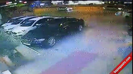 Restoranda dehşet kamerada: 1 ölü, 1 yaralı