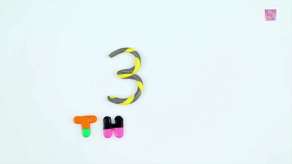 th Play Doh Stop Motion for Kids _ Candy Sticks Number _ L