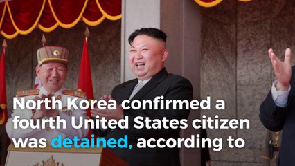 North Korea says it detained a fourth US citizen