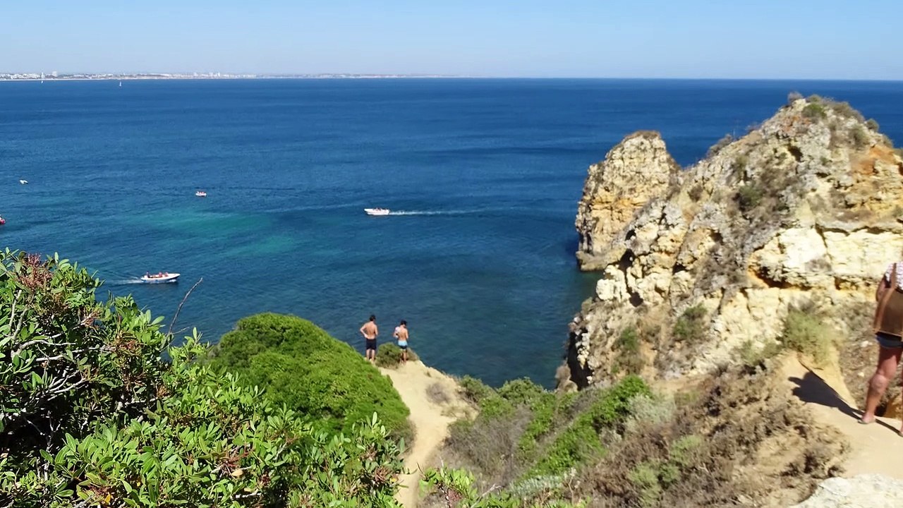 Ponta da Piedade w Regionie Algarve, Portugalia Środa 13 lipca 2016