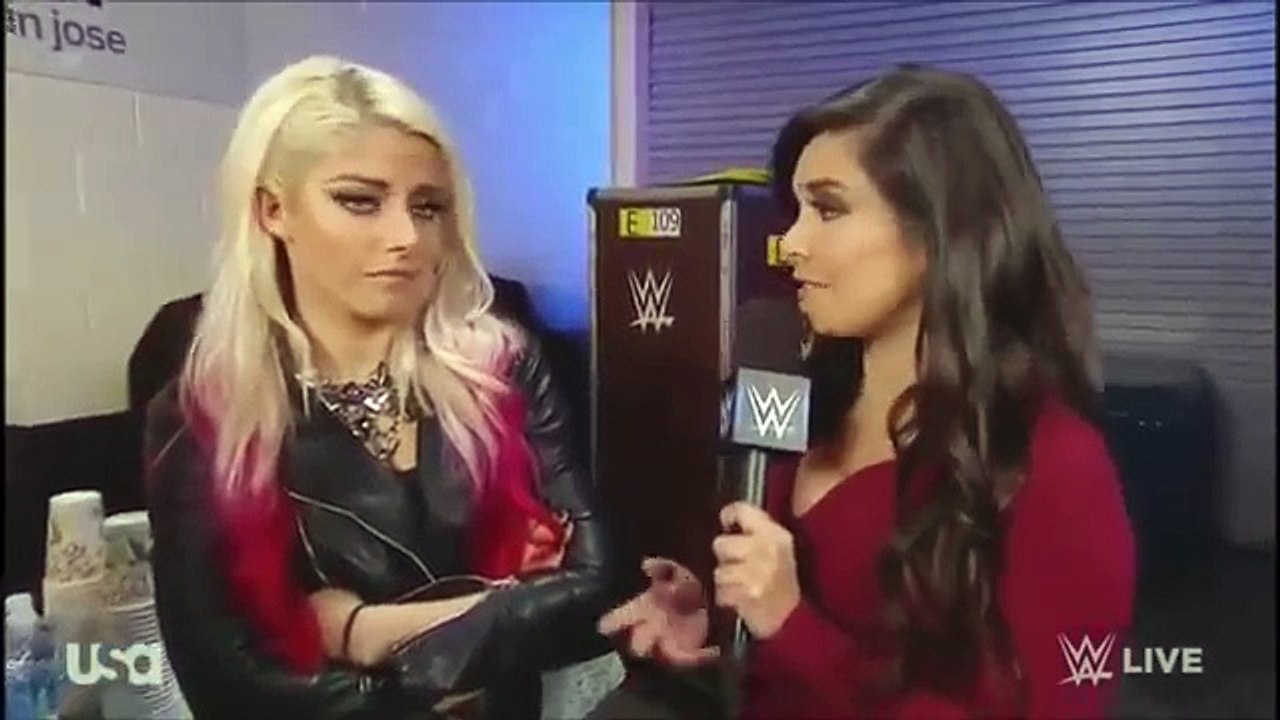 WWE SMACKDOWN 10-11-16 Alexa Bliss interview