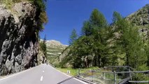 Col de la Furka - Furkapass - Goldwing 1800 - caméras embarquées sur moto