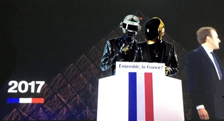 Retour de Daft Punk sur scène en 2017 (Apparition pour la victoire de Macron #Presidentielle2017)