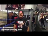 Abner Mares's birthday at the gym - esnews boxing
