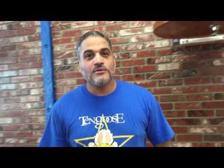 rios doing two a days getting ready for ortiz esnews boxing