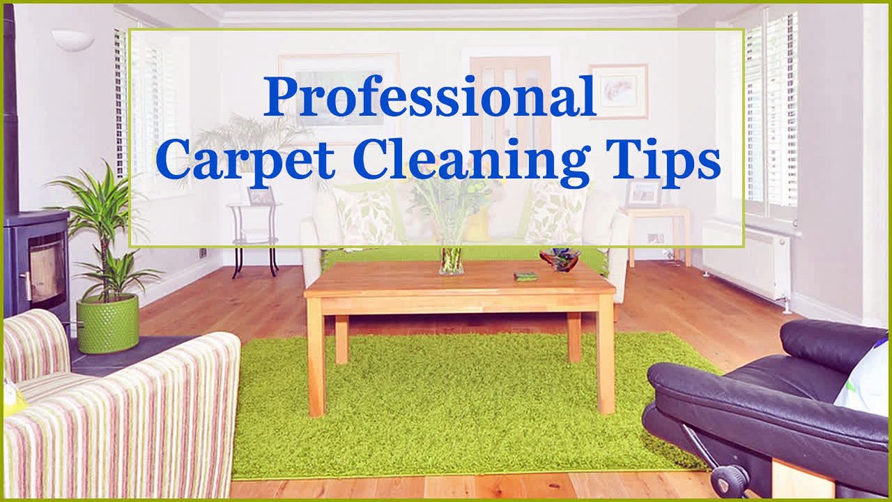 Professional Carpet Cleaning Tips
