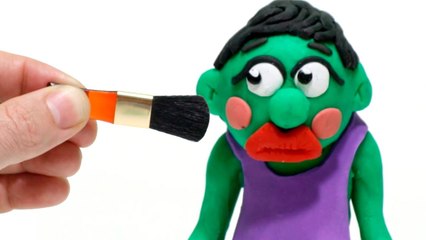 HULK GIRL MAKEUP Make Up Superheroes in Real Life Stop Motion animation video