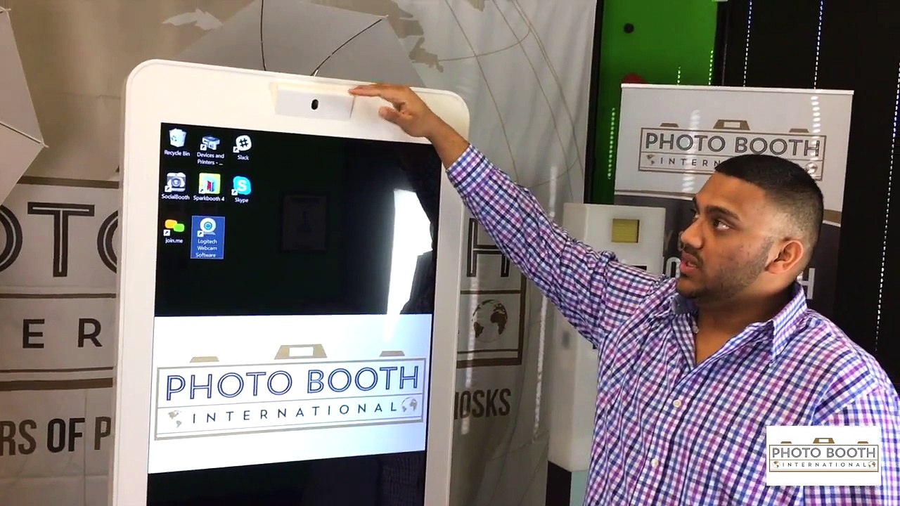 The MEGA 42″ Touchscreen Photo Booth