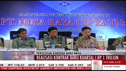 Realisasi Kontrak Baru NRCA Kuartal I Rp1 Triliun