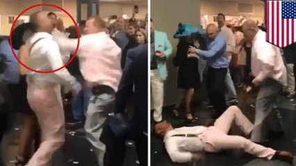 Dude gets KO-ed by a single punch at Kentucky Derby