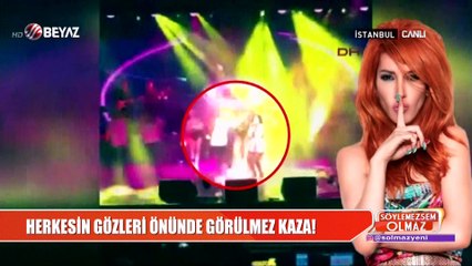 Görülmez kaza! Uçan tekme Hande Yener'in yüzünde patladı