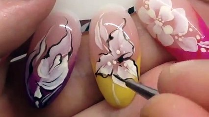 10 Professional Freehand Nail Art Designs Training Lessons HOW TO BASICS Ultimate Beginner