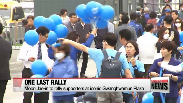 Presidential candidates hold last campaign rallies before May 9 election