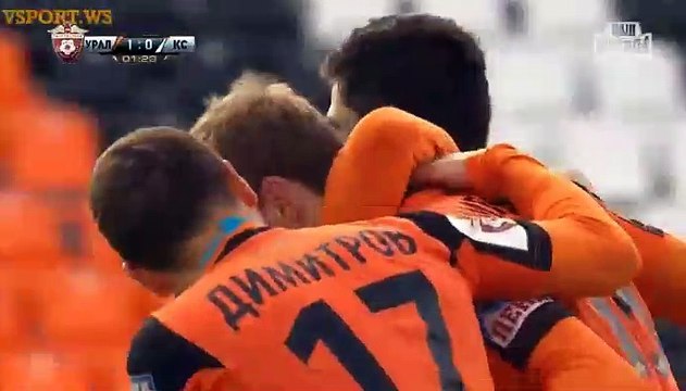 Vladimir Iljin Goal HD - Ural 1-0 Kr. Sovetov 08.05.2017