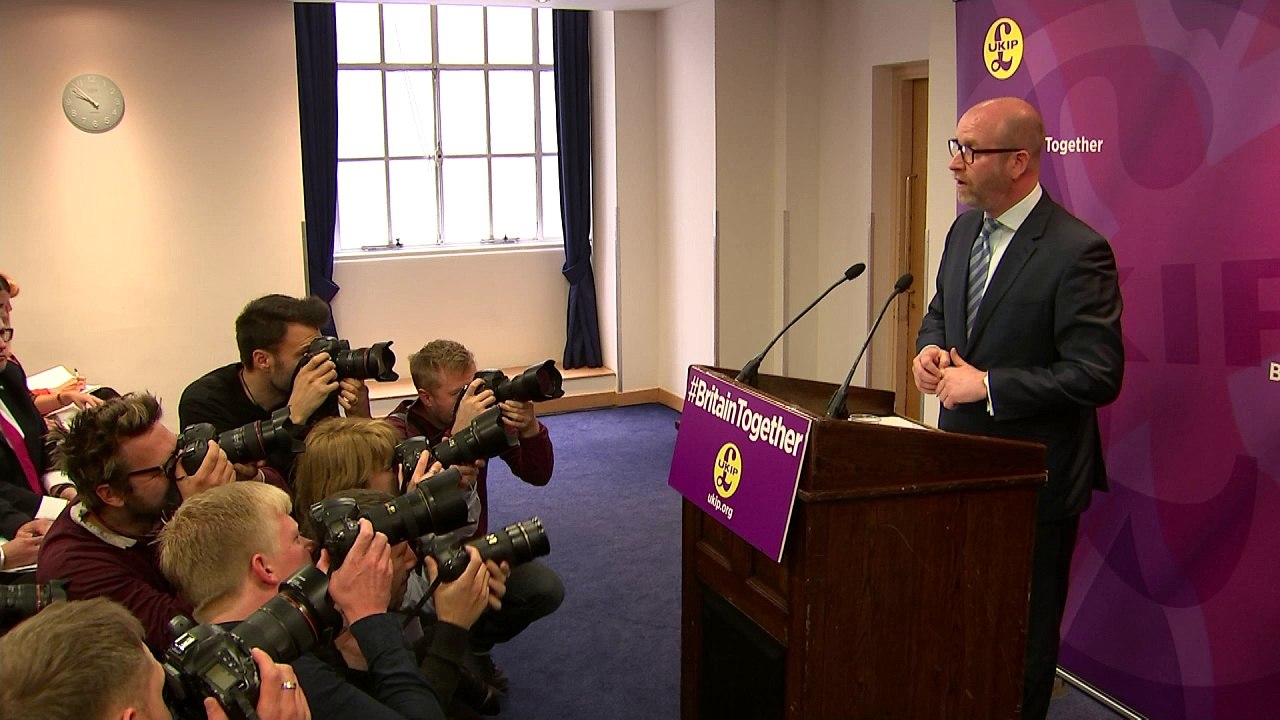Nuttall: Ukip 'most influential party of the 20th century'