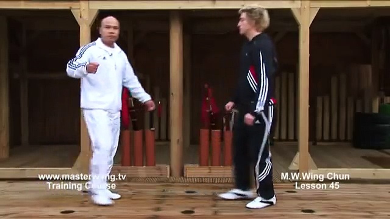 Wing Chun for beginners lesson 45 Using the basic kick combination