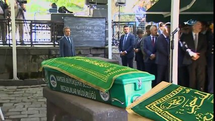 Cumhurbaşkanı ve Abdullah Gül, Cenazede Gözyaşlarını Tutamadı