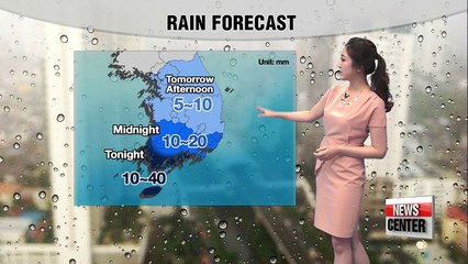 High levels of fine dust until tomorrow morning, nationwide rain tomorrow