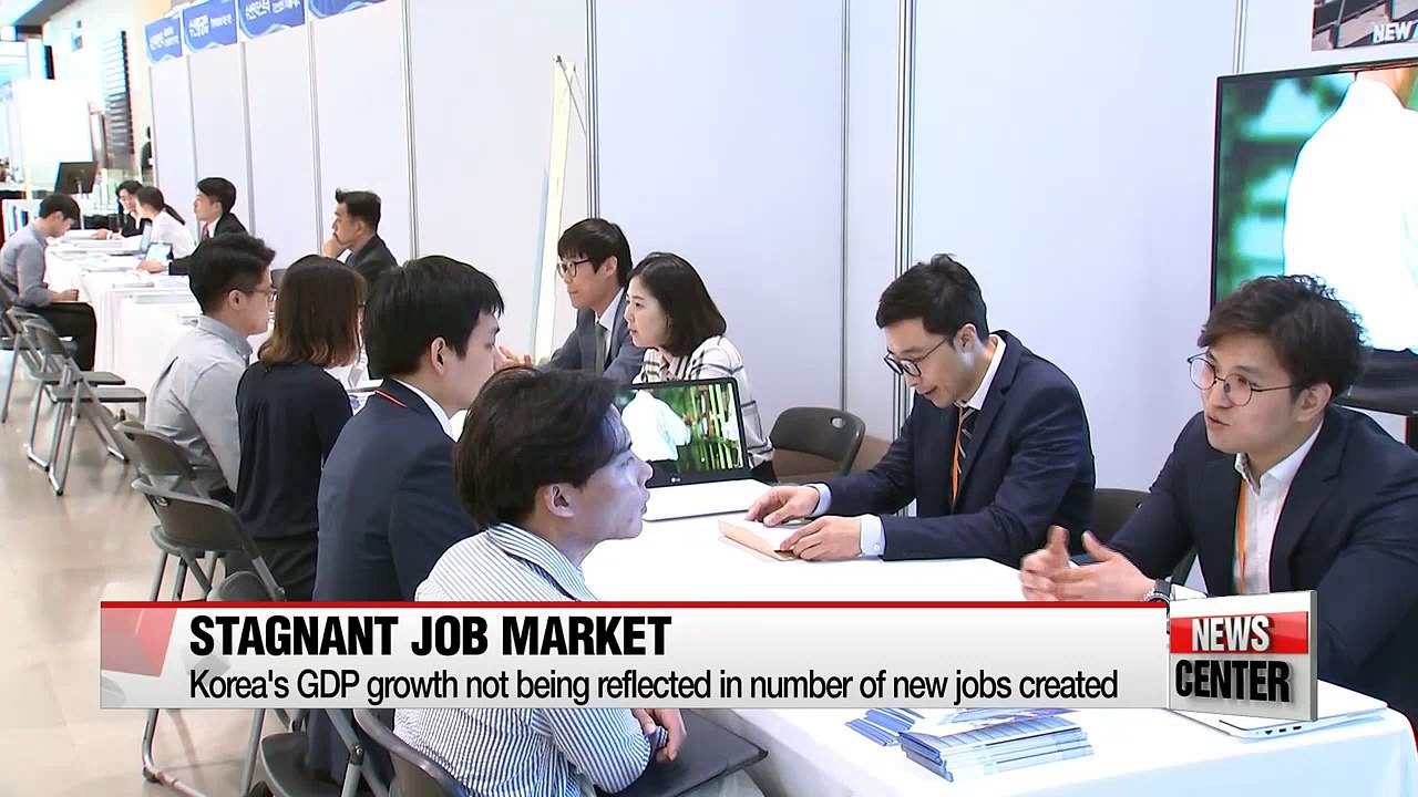 Korea's GDP growth not being reflected in number of new jobs created