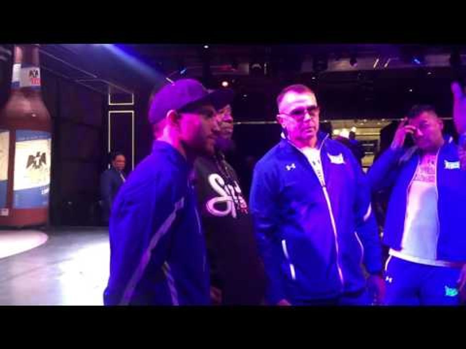 Lomachenko at his weigh in vs walters - esnews