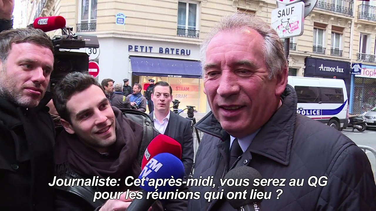 "Nous allons travailler toute la journée": Bayrou