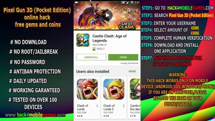 Pixel Gun 3D (Pocket Edition) hack app