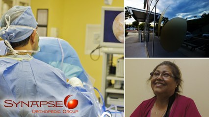 Patient is Surprised that She Feels No Pain after Surgery