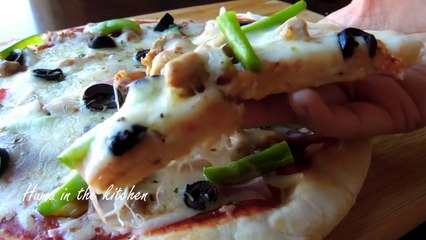 How To Make Pizza On Pan Or Tawa - How To Make Pizza Without Oven