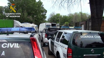 El "escurridizo alunicero" Guardia Civil desarticula en Madrid una activa organización de aluniceros