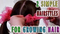 2 Simple Hairstyles For Growing Hair Best Hairstyles for Girls