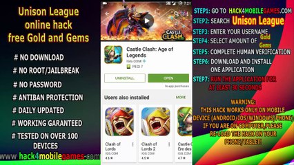 Unison League hack aptoide