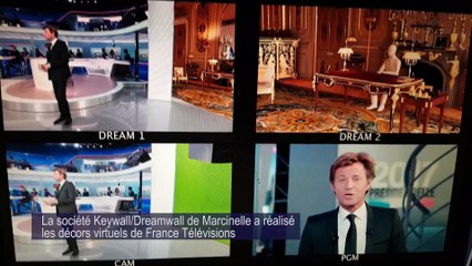 Une société carolo réalise le décor virtuel de France 2
