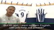 Rondon's son pleads with him not to try to speak English