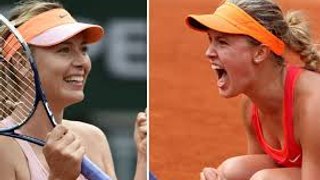 Maria Sharapova vs Eugenie Bouchard live - Madrid Open 2017 tennis