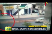 Los Olivos: detienen a asaltantes tras intensa persecución