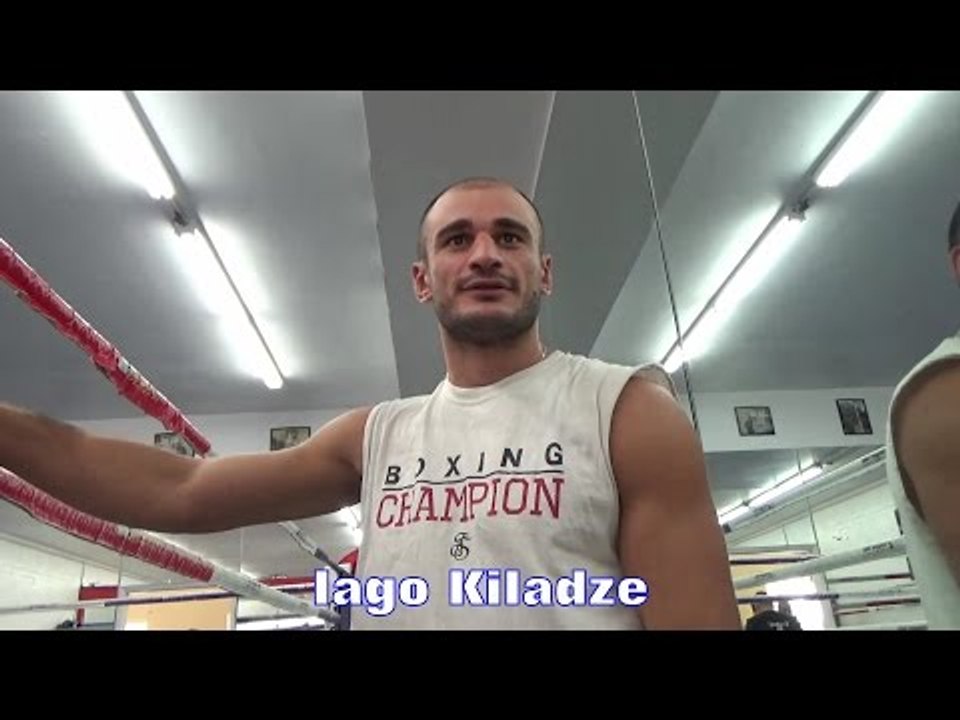 IAGO KILADZE SPARRED BOTH DENIS LEBEDEV & MURAT GASSIEV; BREAKS DOWN WBA, IBF TITLE FIGHT