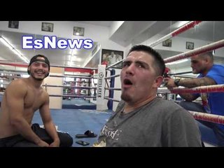 brandon rios why he has a rainbow mouth peice EsNews Boxing