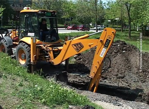 Počela sanacija dela kanalizacione mreže u Boru, 8. maj 2017. (RTV Bor)