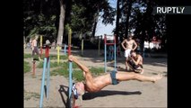 Super Ripped 71-yo Grandpa Shows Off His Jaw-Dropping Core Workout