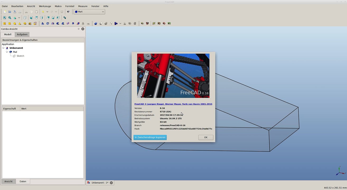 Freecad 0.16 Beplankung für Boot- oder Flugzeugmodell