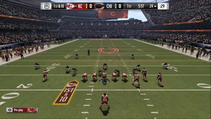 TD Charles vs Chicago Madden NFL 17
